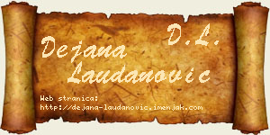 Dejana Laudanović vizit kartica